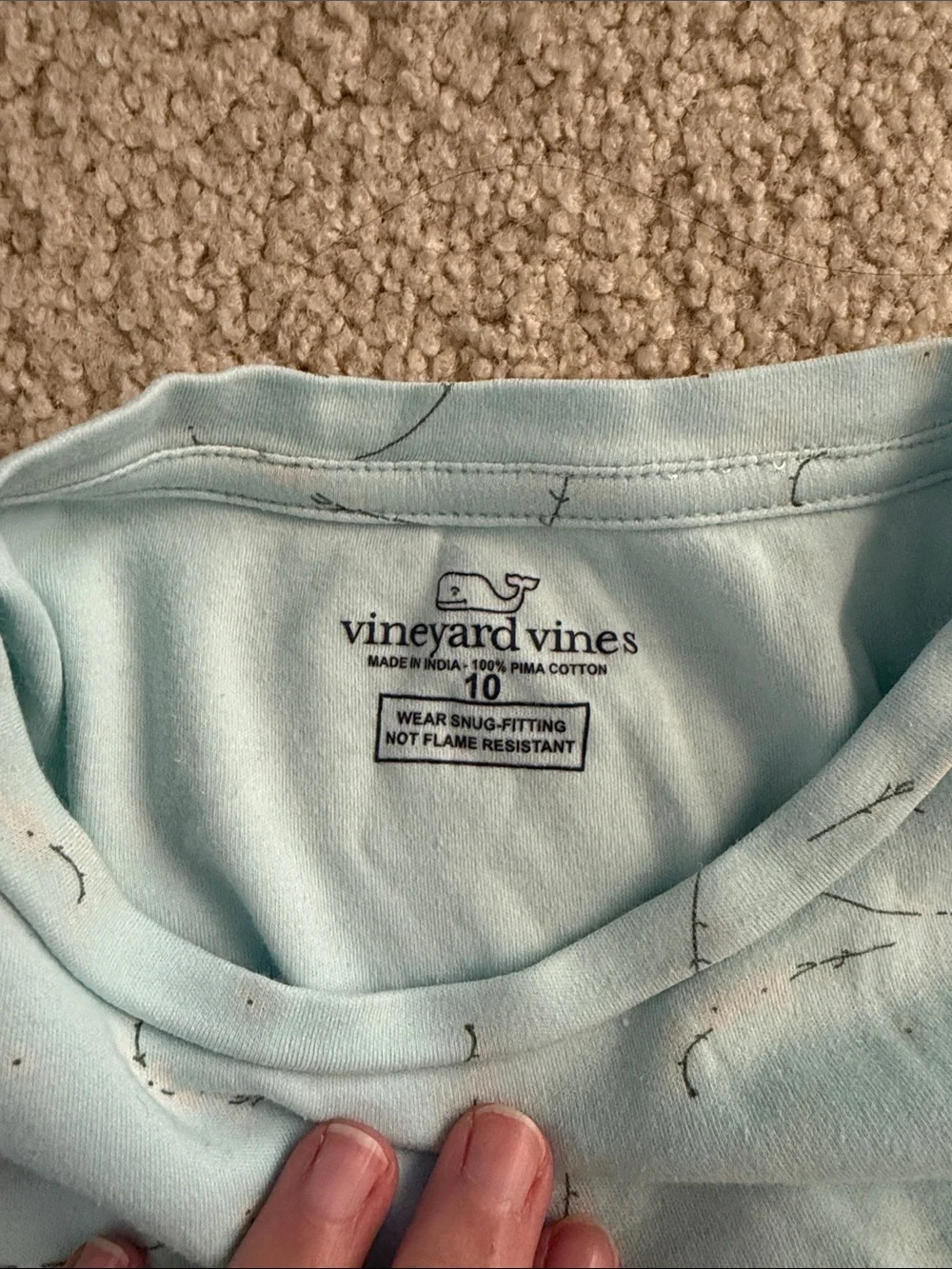 Lot of 3 Girls size 10 pajama sets